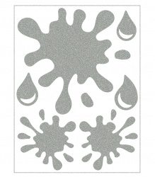 Reflexní nažehlovací motivy - kaňky